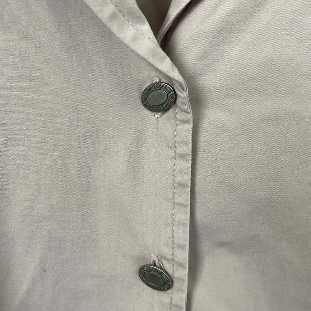 J. Jill Button down cotton top. Mauve Size LARGE‎… - image 5